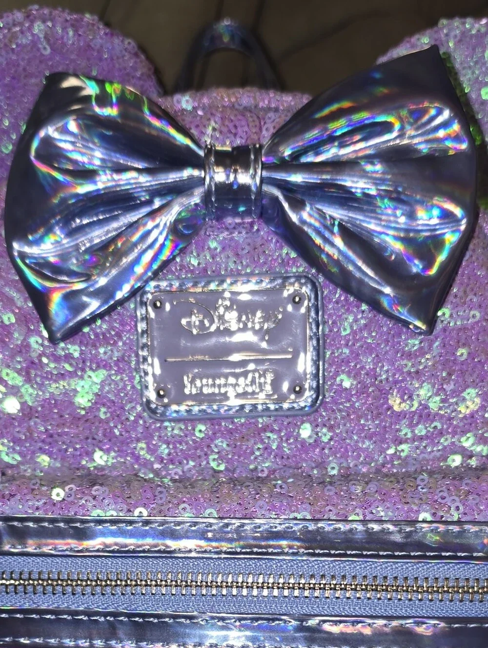 Loungefly sparkling purple